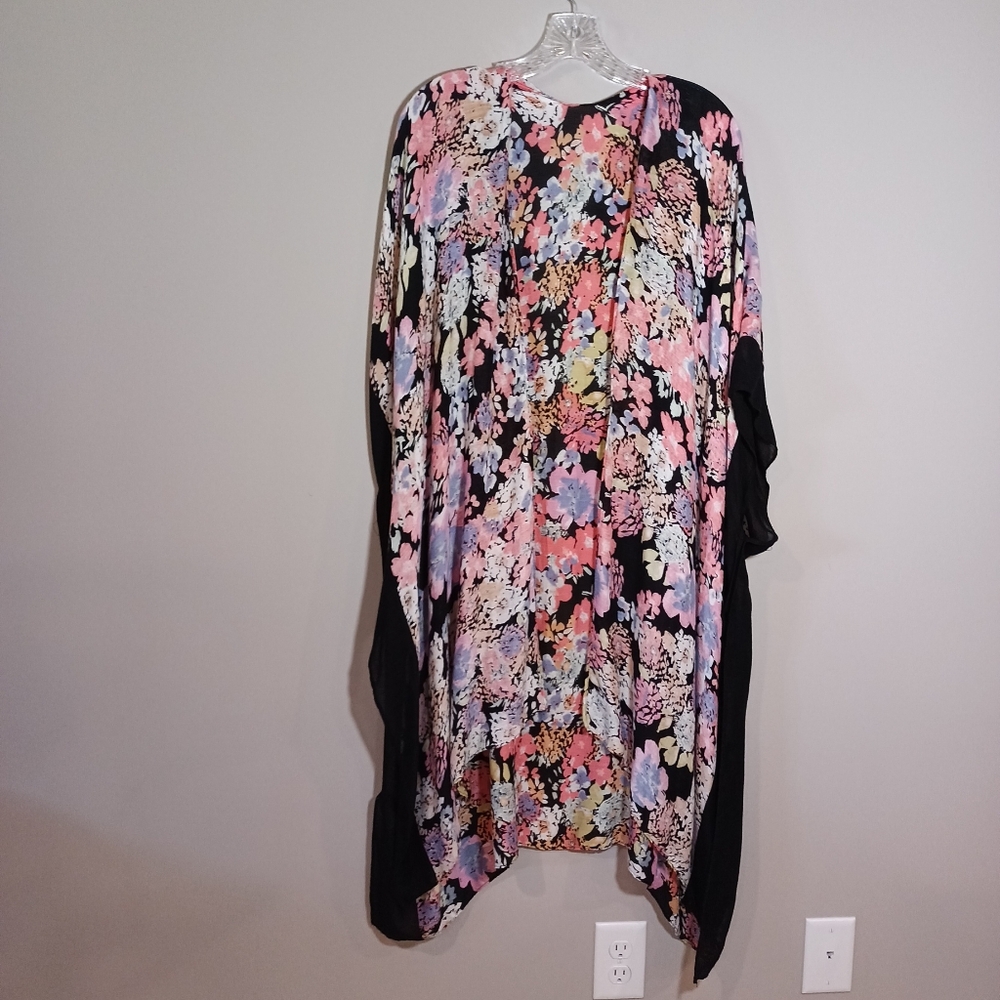 Ruggine garden of flowers kimono OS New Nwt